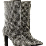 Phoebe Glitter Botines in Gunmetal - Lukka Boutique