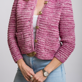 Guspa Cardigan in Rose - Lukka Boutique
