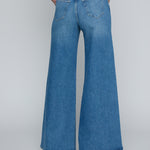 Beau High Rise Wide Leg Jean in Kona - Lukka Boutique