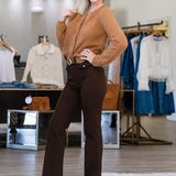 The Reboot Trouser Sculpted Seam in Americano