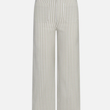 The Anchor Pant in Flax Stripe - Lukka Boutique