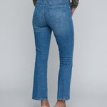 Mira Crop Micro Bootcut Jean in Kona - Lukka Boutique