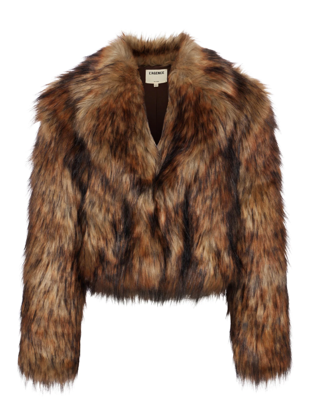 Aura Crop Faux Fur Coat