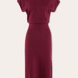 Natalie Dress in Cranberry