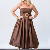 Anisha Dress in Truffle - Lukka Boutique