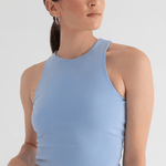 The Sculpt Racerback Crop Tank - Lukka Boutique