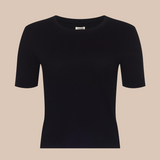 Stormy SS Crop Crw Nk Tee