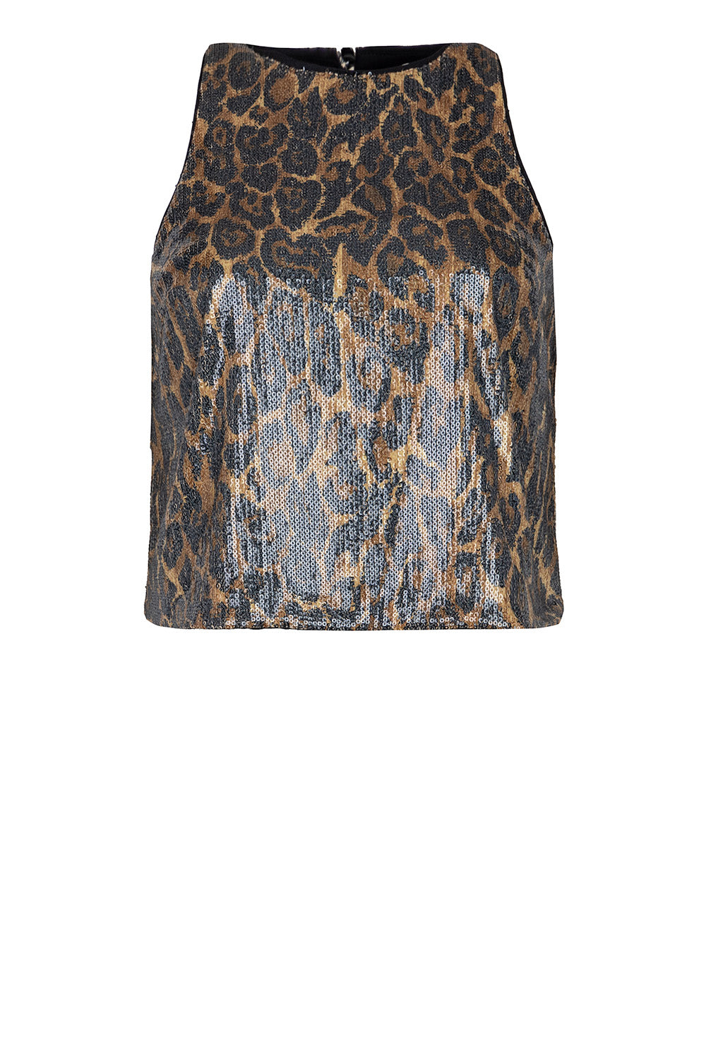 Tallyna Sleeveless Top in Leopard