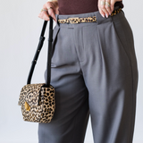 Skinny Cowhide Belt in Urban Beige - Lukka Boutique