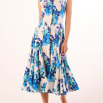 Charlotte Dress in Blurred Bouquet - Lukka Boutique
