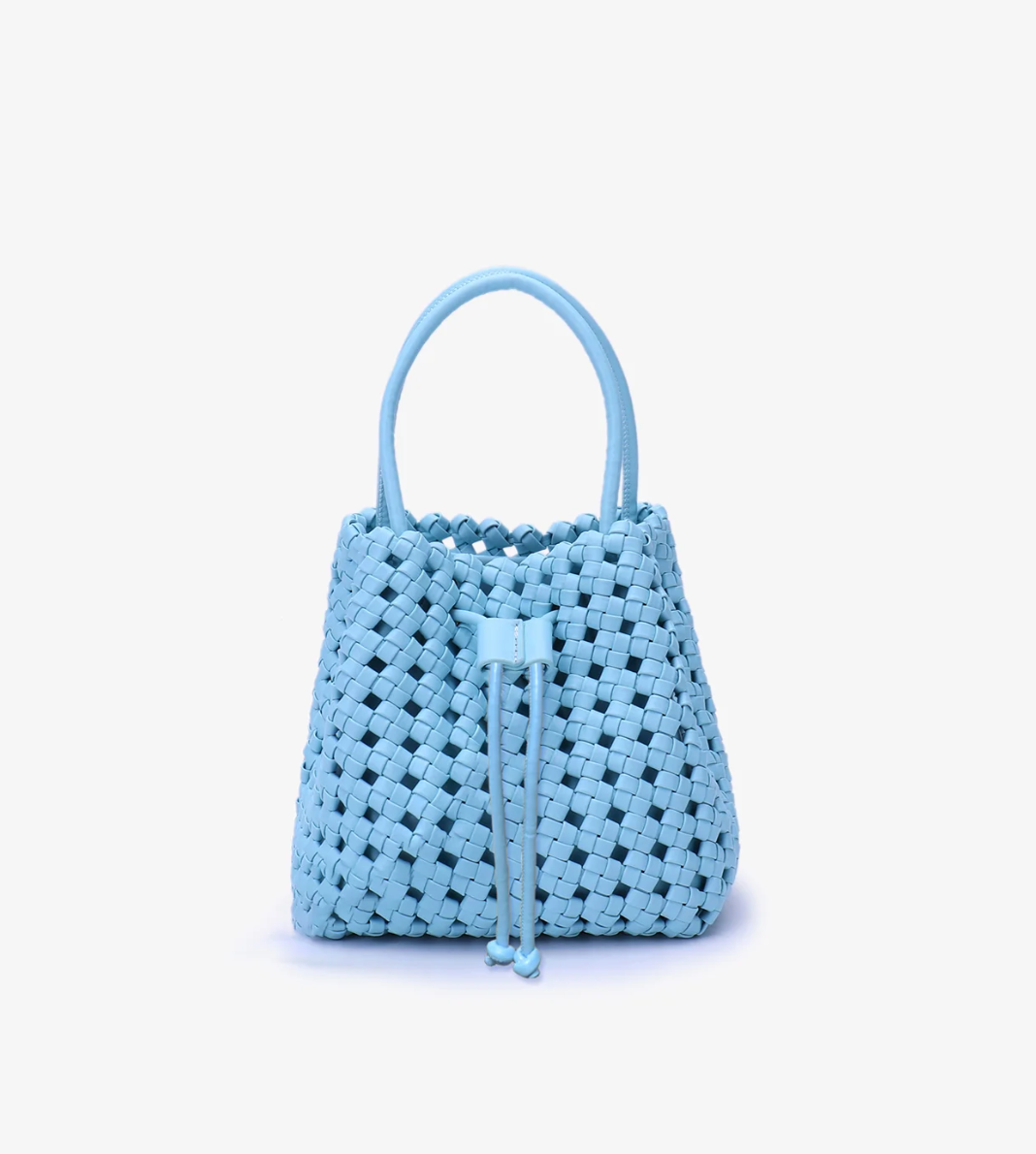 Perrie Bucket Mini Woven Square Handbag - Lukka Boutique