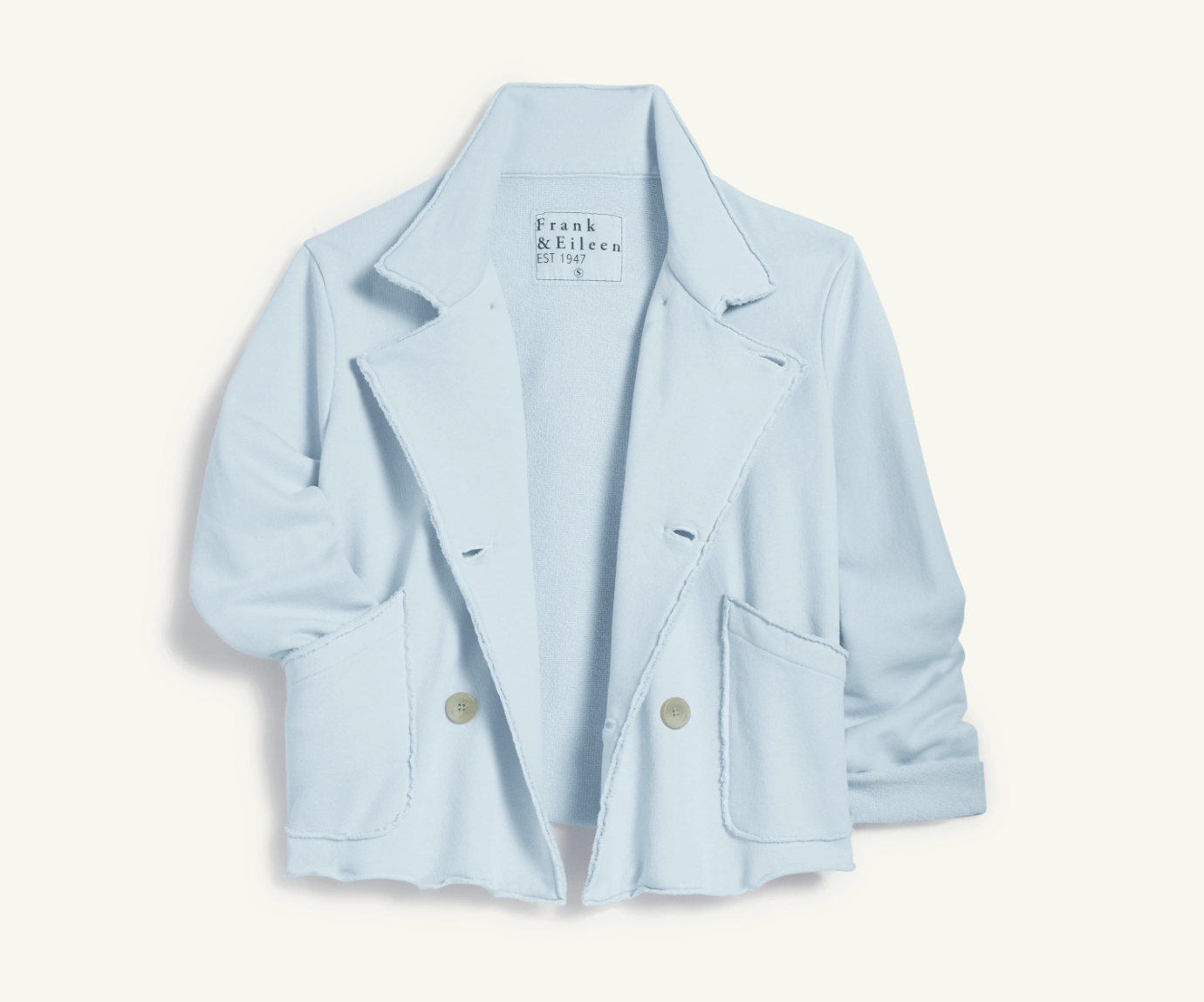 Mini Belfast Crop Peacoat in Ice - Lukka Boutique
