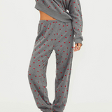 Nash Sweatpant in Red Love Hearts