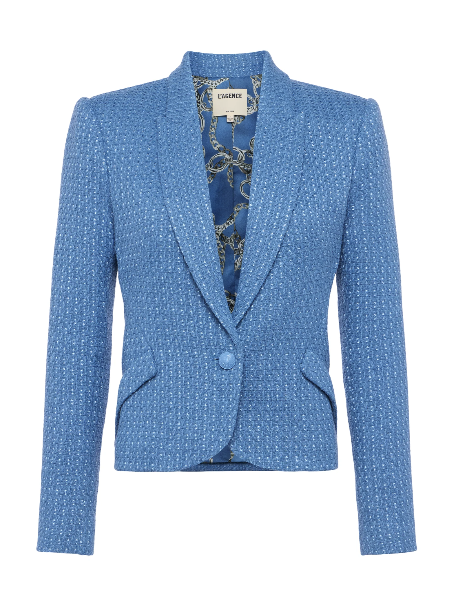 Jennah Blazer in Harbor Blue