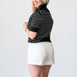 Voyage Short in Bleached White