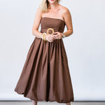 Anisha Dress in Truffle - Lukka Boutique