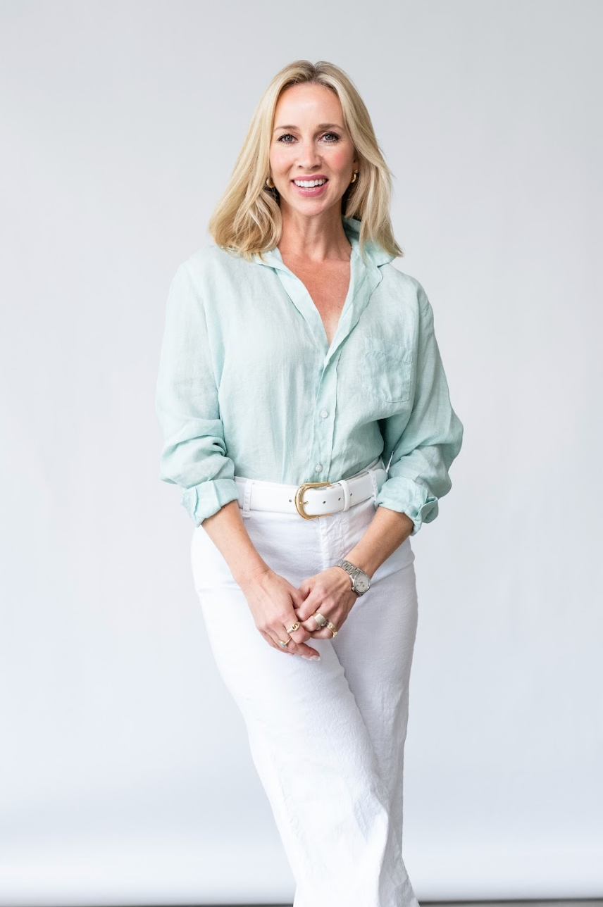 Eileen Relaxed Button-Up Shirt in Sea Foam - Lukka Boutique