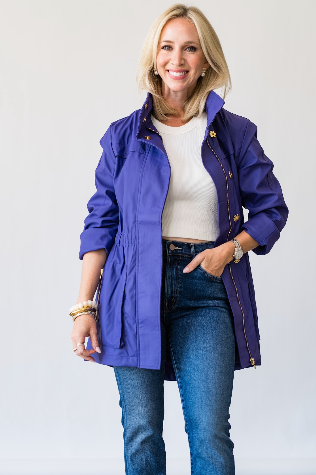 Anna Waterproof Rain Jacket - Lukka Boutique
