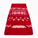 Arindia Dog Sweater in Red Velvet Truffle
