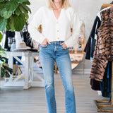 Bria Feather Cardigan
