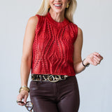 Mcguire Top in Pepper
