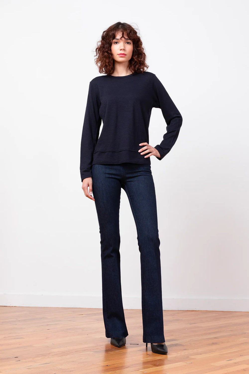 Bellini Stretch Pant in Dark Denim