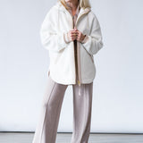Fey Relaxed Fleece in Egret - Lukka Boutique