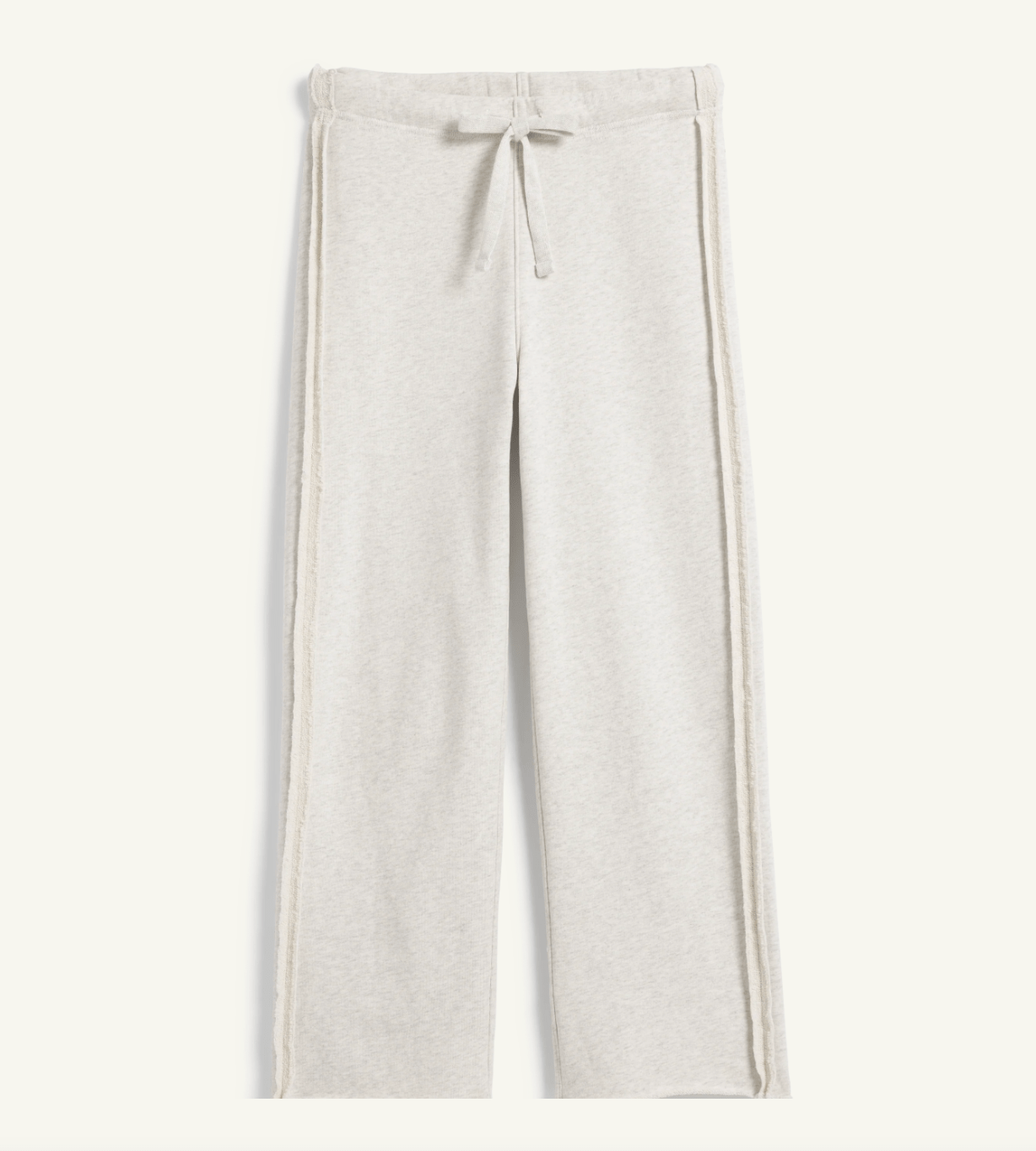 Bella Full Sweatpant in Heather White Melange - Lukka Boutique