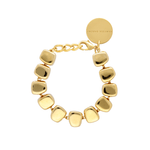Mini Organic Shaped Bracelet in Gold - Lukka Boutique