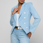 Emerson Structured Blazer in Brea - Lukka Boutique