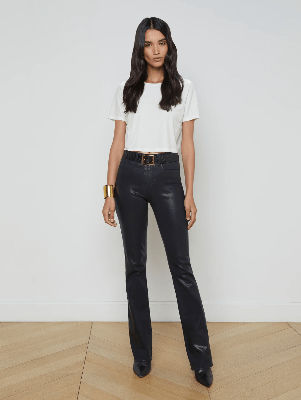 Ruth Coated Straight-Leg Jean - Lukka Boutique