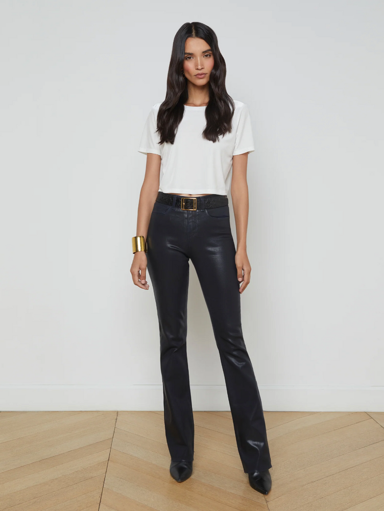 
                  
                    Ruth Coated Straight-Leg Jean
                  
                