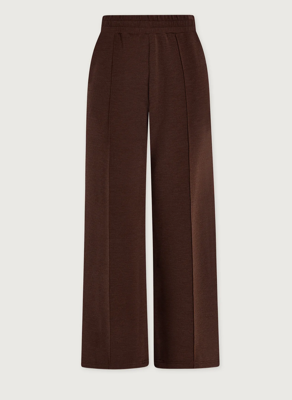 The Wide Leg Pant 28" in Coffee Bean Marl - Lukka Boutique