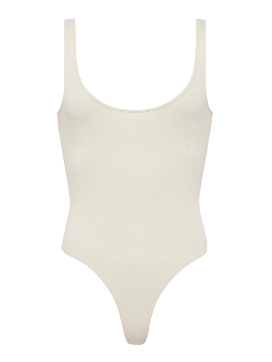 Nica Scoop Neck Tank Bodysuit - Lukka Boutique