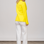 Knit Blazer in Lemon - Lukka Boutique