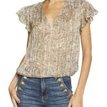 Teresa Blouse in Olive Baja Dot - Lukka Boutique