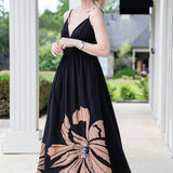 Mira Embellished Volume Dress in Marco Lotus