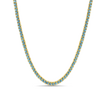 Turquoise Tennis Necklace - Lukka Boutique