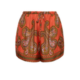 Girona Short in Sierra Paisley Orange