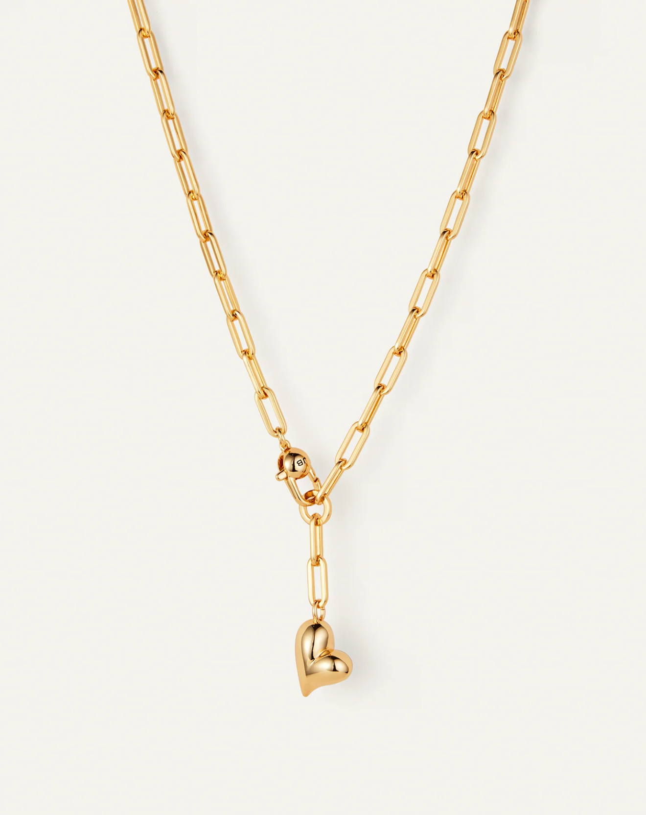 Puffy Heart Necklace - Lukka Boutique