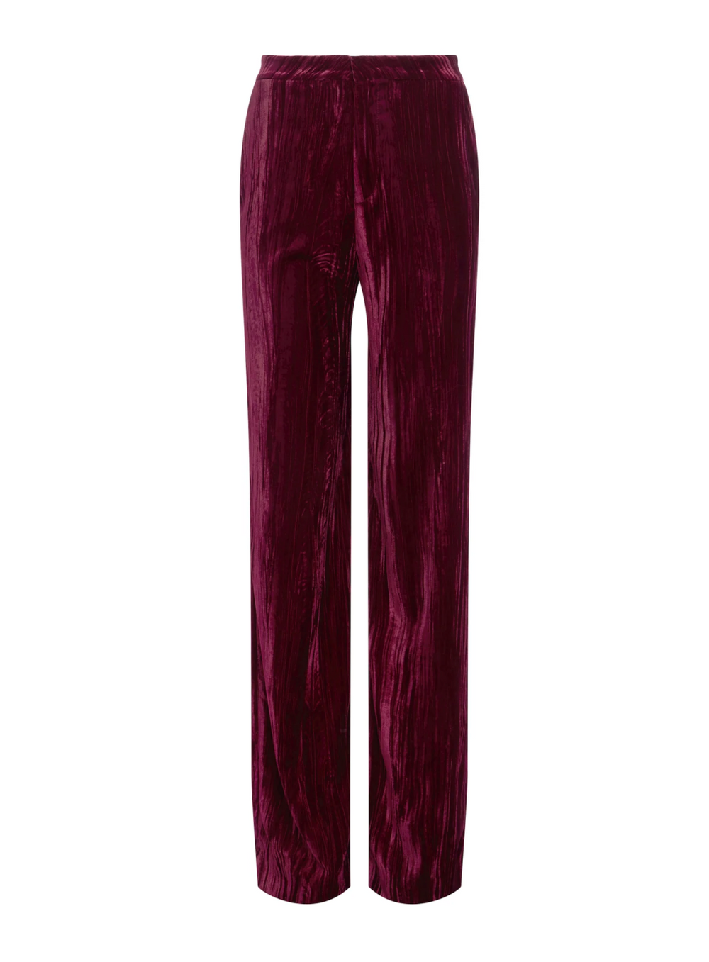 Livvy Straight Leg Trouser in Dark Port