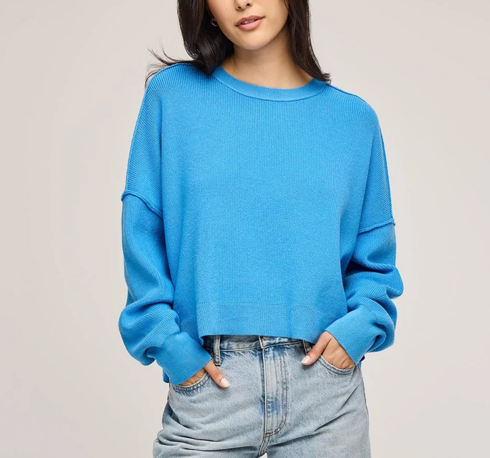 Echo Sweater in Capri Blue