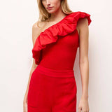 Lucy Top in Lava - Lukka Boutique