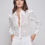 Jenica Lace Blouse - Lukka Boutique