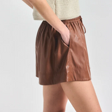 Louise Light Weight Faux Leather Short