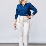 Robertson Crop Flare Trouser - Lukka Boutique