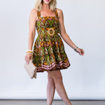 Julietta Mini Dress in Juniper Brown - Lukka Boutique