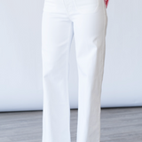 Le Slim Palazzo Modernist Pocket in White