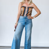 Elva Top in Tile Scarf