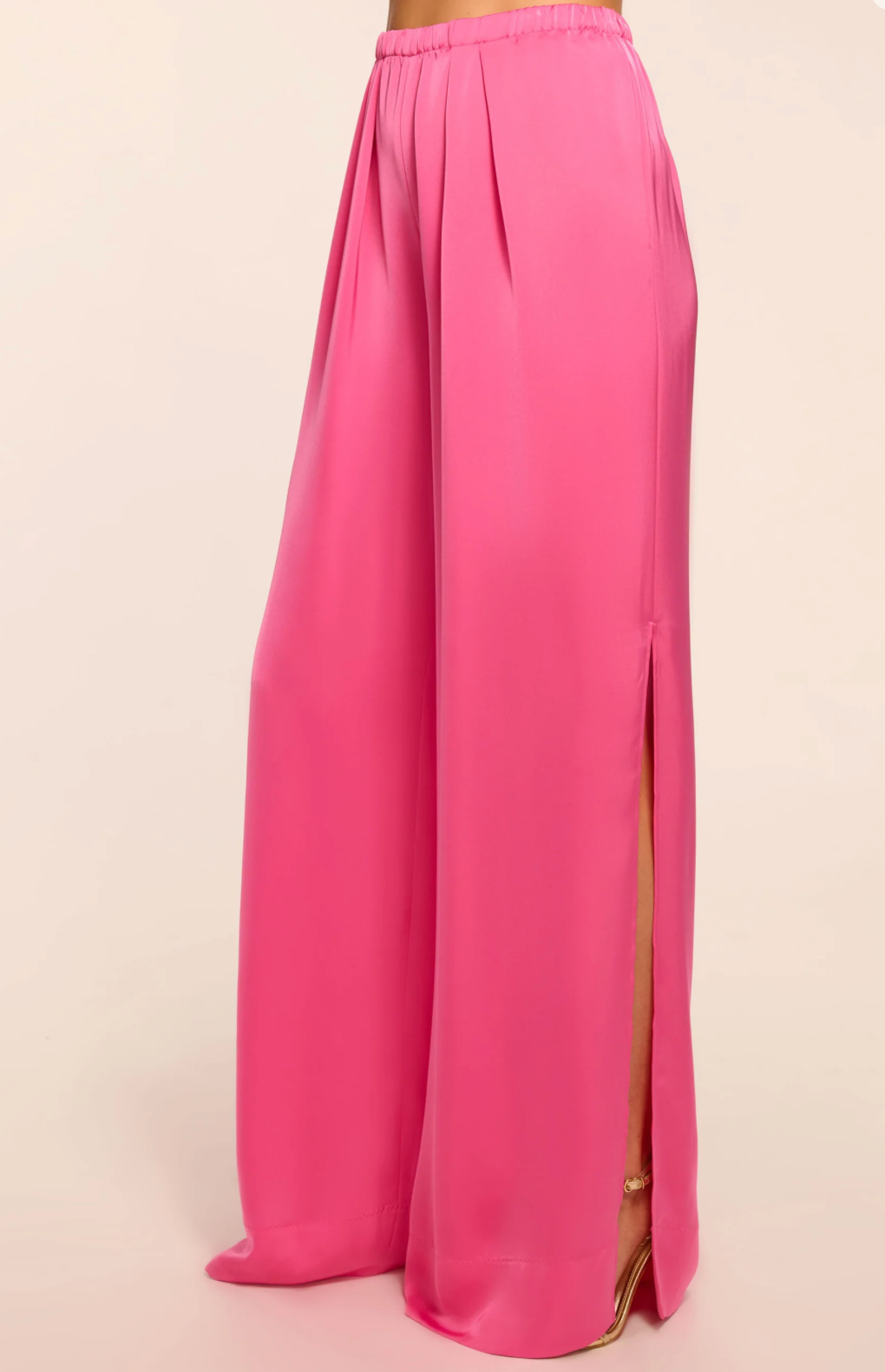 Jolie Pant in Pink Garnet - Lukka Boutique